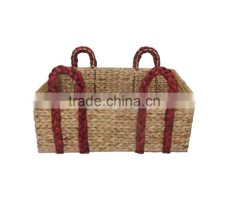 New products! Water hyacinth basket/storage basket with 2 handle
