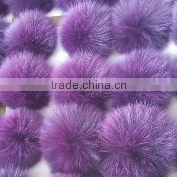 Wholesale real Pon pom fox fur