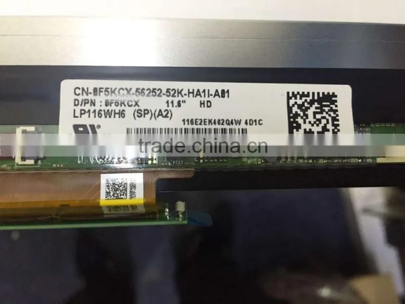 High qualith LP116WH6-SPA2 replacement touch screen with digitizer assembly for dell inspiron 3147 DP/N 0f5kcx