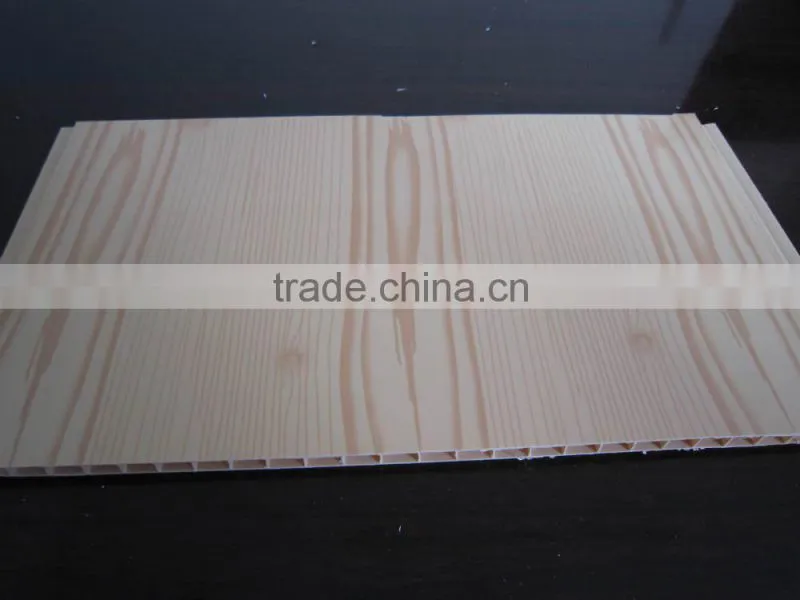 pvc ceiling panel middle groove wooden design