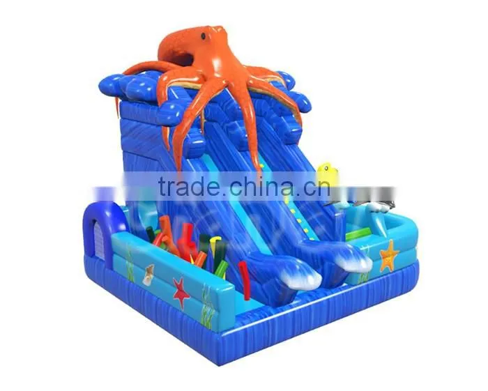 Newest arrival Cheap sea world inflatable obstcle course for children, amusing funny inflatable obstacle slide