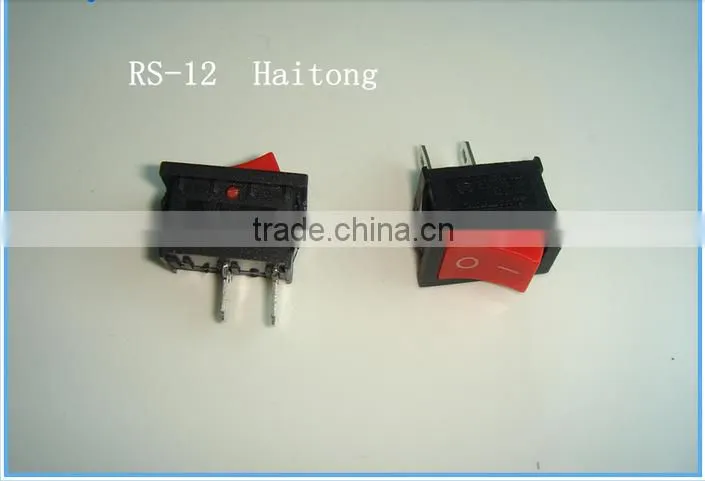 hot selling led light bar rocker switch RS-12 250v