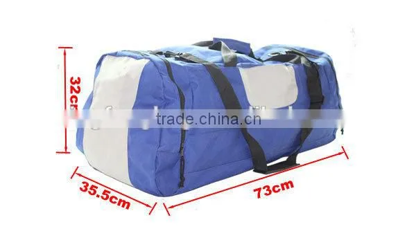High Quality Customs Polyester Super Big Size Foldable Travel Bag Supplier