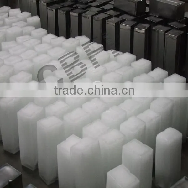 coil tube type evaporator block ice making machine for Africa