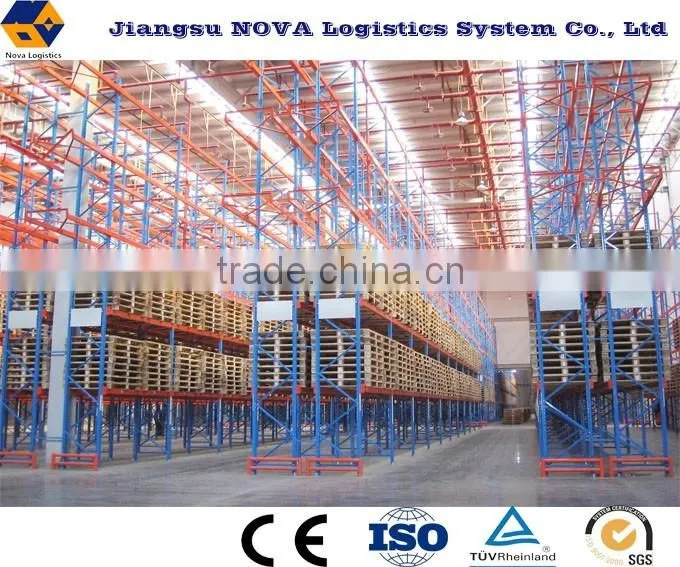 Warehouse steel American teardrop pallet rack system for hot sale