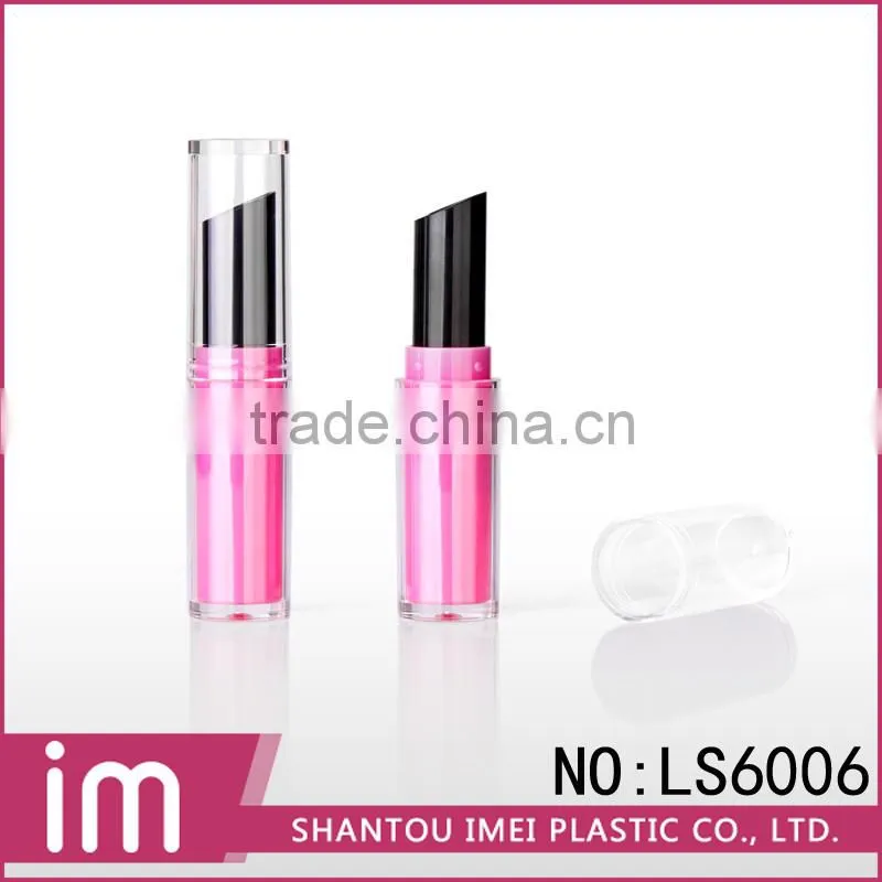 MINI shiny pink empty girls lipstick tube