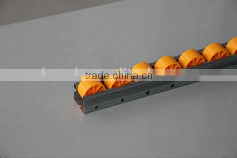Heavy Duty Gravity Flow Sliding Roller Track for Pipe Racking Manufacturer