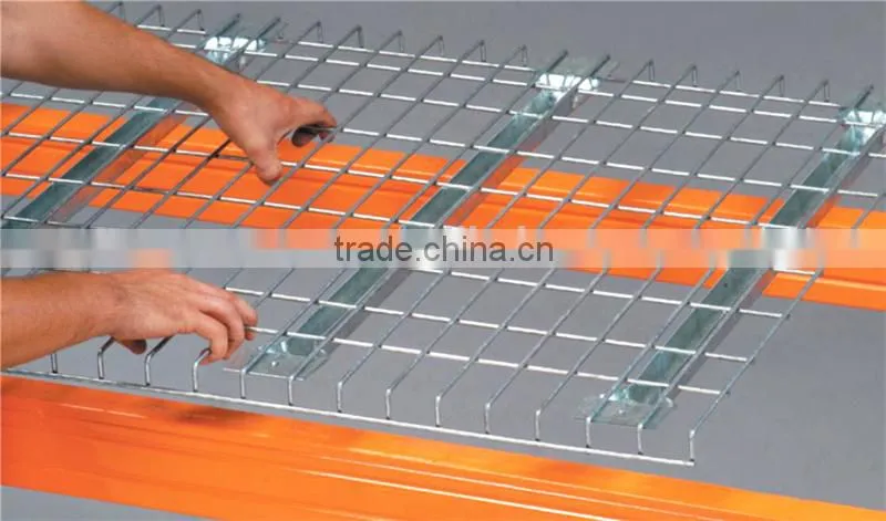 Mesh shelf decking Selective Pallet Rack steel industrial Decking