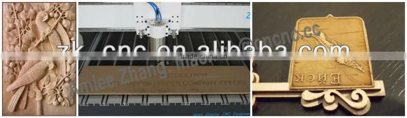 3 Tools 3 Spindles Auto ChangerWood CNC Carving Machine Changing 3 Spindles With Original NcStudio System Dust Collector ZK-1325