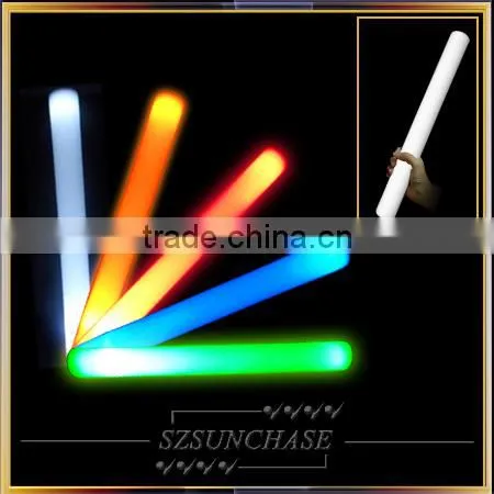 LED light up foam wands/LED light glow stick/LED baton in party