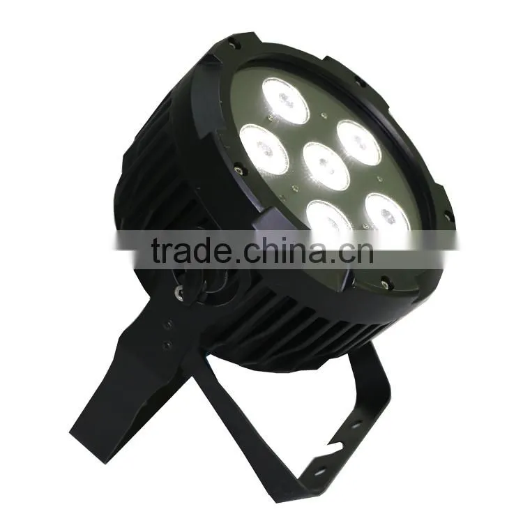 6pcs 7 in1 RGBWAUV +Pink led wall outdoor