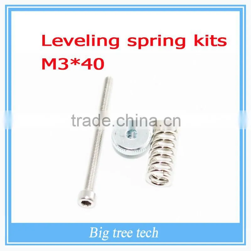 3D Printer accessories HOT Sale 3D printer Leveling components M3 screw flat spring assembly Leveling knob suit