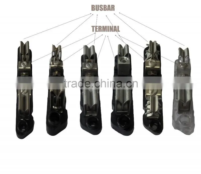 High qualtity 100A long steel basbar steel terminal Single Phase Meter Socket Inner Part