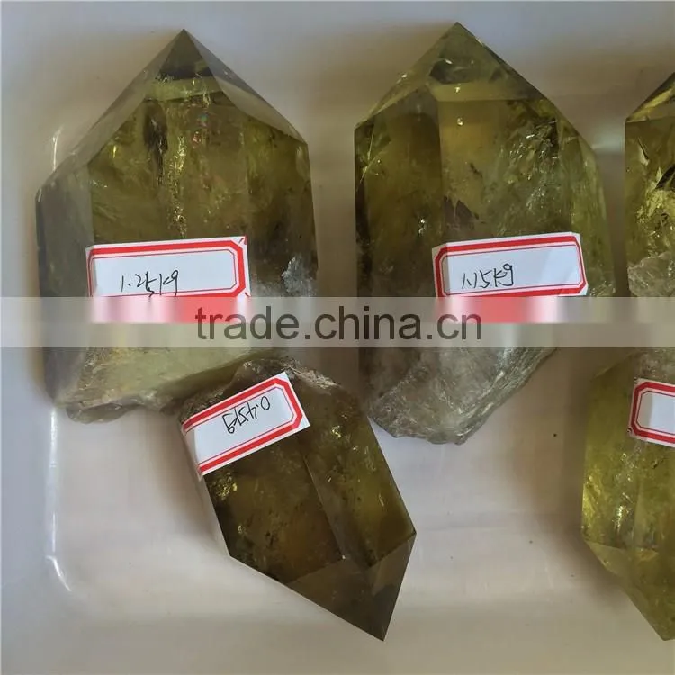 Natural Crystal Citrine Stone Wand Point Wholesale