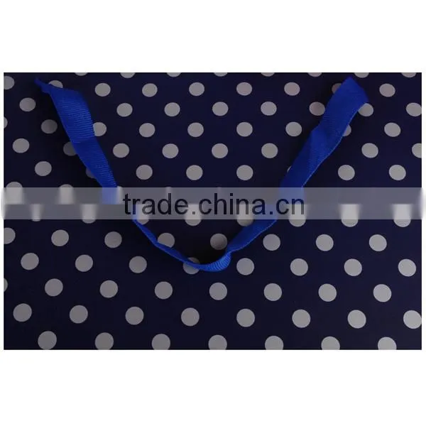 Luxury Small Dots Print Paper Gift Bag