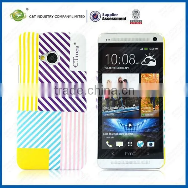 C&T Beer pattern with Customized Protective Hard Cover Case for HTC