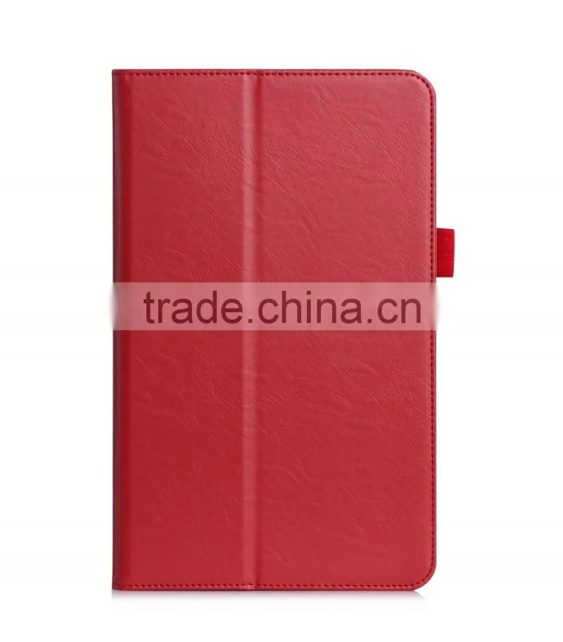 Flip Litchi Pattern Slim Folio Leather Case for Samsung Galaxy Tab A 10.1 T580