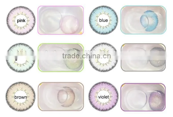 CE ISO KFDA approved Korea EOS BRILLER colored contact lenses wholesale cosmetic color contact lens