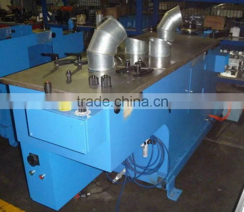 ventilation electric elbow making machine elbow maker,gore locker