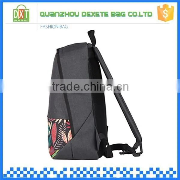 Custom high quality cheap polyester backpack for college student