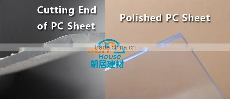 intensive processing polished polycarbonate sheet