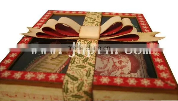 luxury paper christmas gift box with window