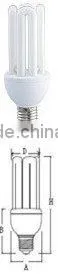 CE RoHS Approved 8000 hourrs 2U Energy Saving Lamp