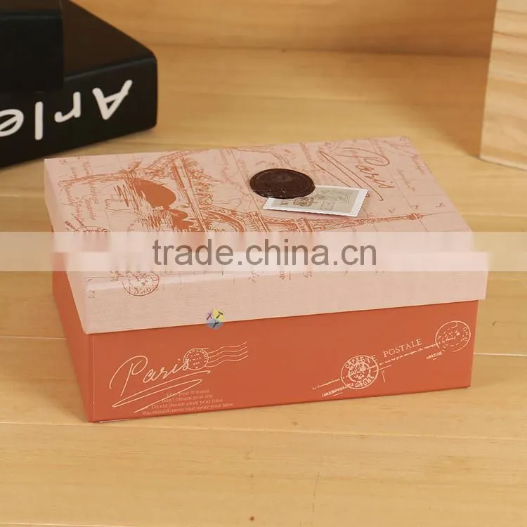 decorative gift packaging printing hardboard box