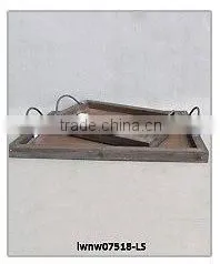 Rustic durable antique basket for garden
