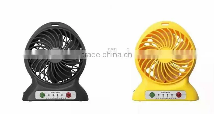 3 Speed Promotion Portable USB Mini Fan Handheld Cooler Cooling Fan Rechargeable Battery
