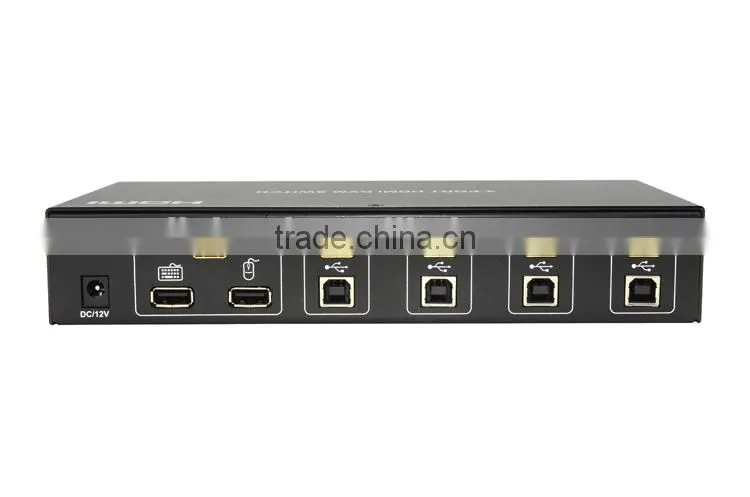 LINK-MI LM-KVM401 Support Auto Switching 4 In 1 Out HDMI KVM Switch with USB