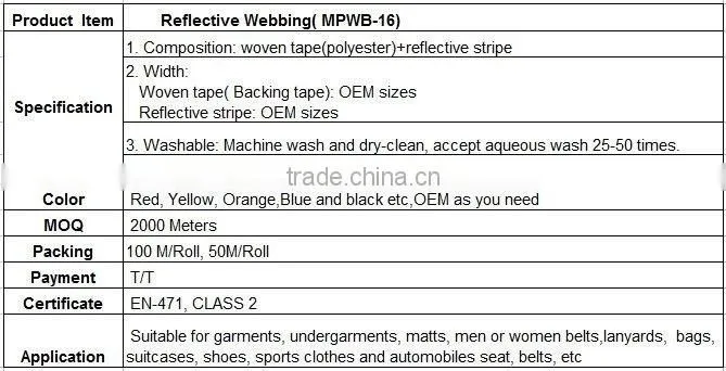 Reflective Safty Ribbon