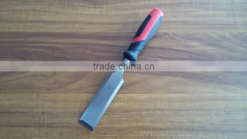Plastic handle firmer chisels with steel ingot