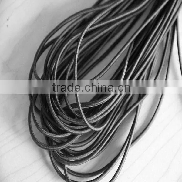 High quality black Stretch round rope for tent