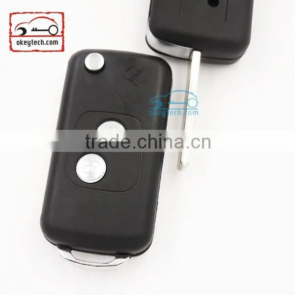High Quatity Peugeot remote key for peugrot modified remote 307 key shell Car Key 2 button case