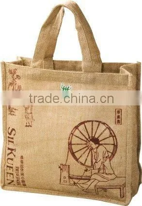 Jute shopping bag