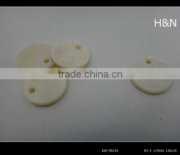 10MM factory sell 4 hole real river shell buttons