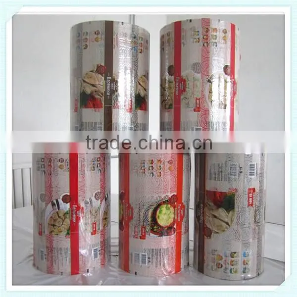 Food grade OEM Sachet Food Packaging Plastic Roll Film PET/OPP/PA/AL/PE/CPP Lamination Food Packaging Film