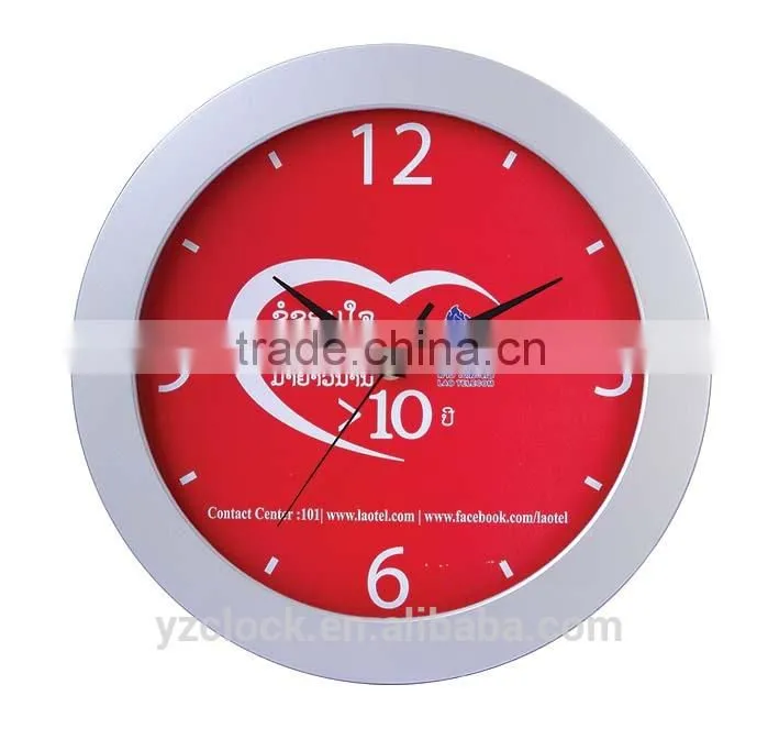 2014 NEW YINGZI plastic wall clock