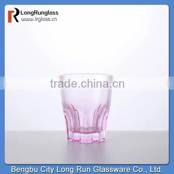 LongRun china supplier cheap barware collection color white wine glasses