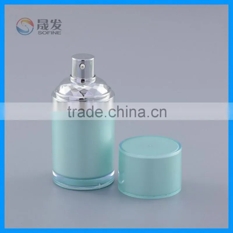 50 ml Double wall as cosmetic lotion pump bottle