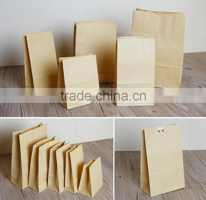 Cute Square Kraft Paper Donut Bean Bag