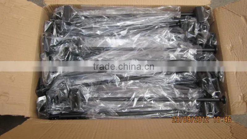 Metal chrome 15x30 oval tube crossbar hanging display hook