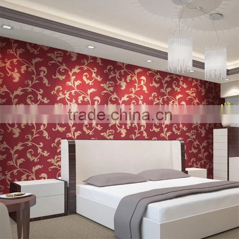 modern cheap foil glitter wallpaper for hotel/ktv/entertainment wallcovering
