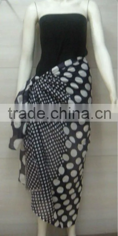 Cotton Flower Printed Scarfs/Scarves Design 2013