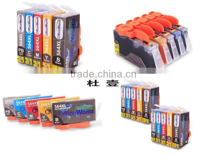 Compatible ink cartridge compatible for HP 564 / 564XL for photosmart B8500 C309 B8550 B209a Officejet 6000 6500