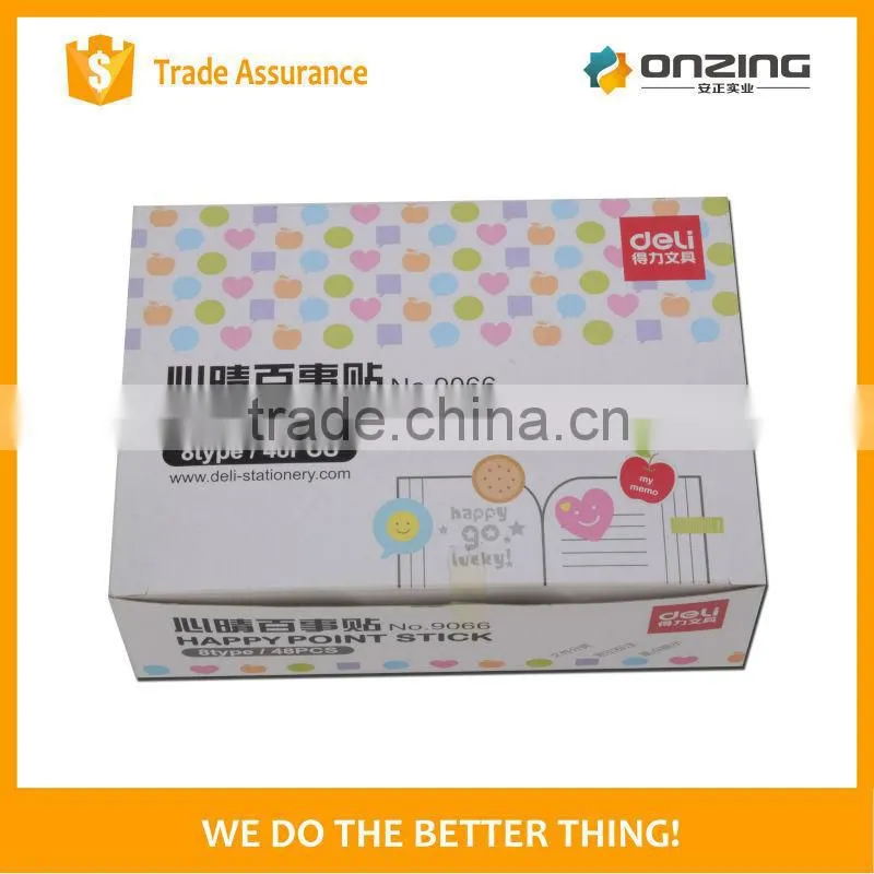 Multi-function 76*51mm cube sticky note