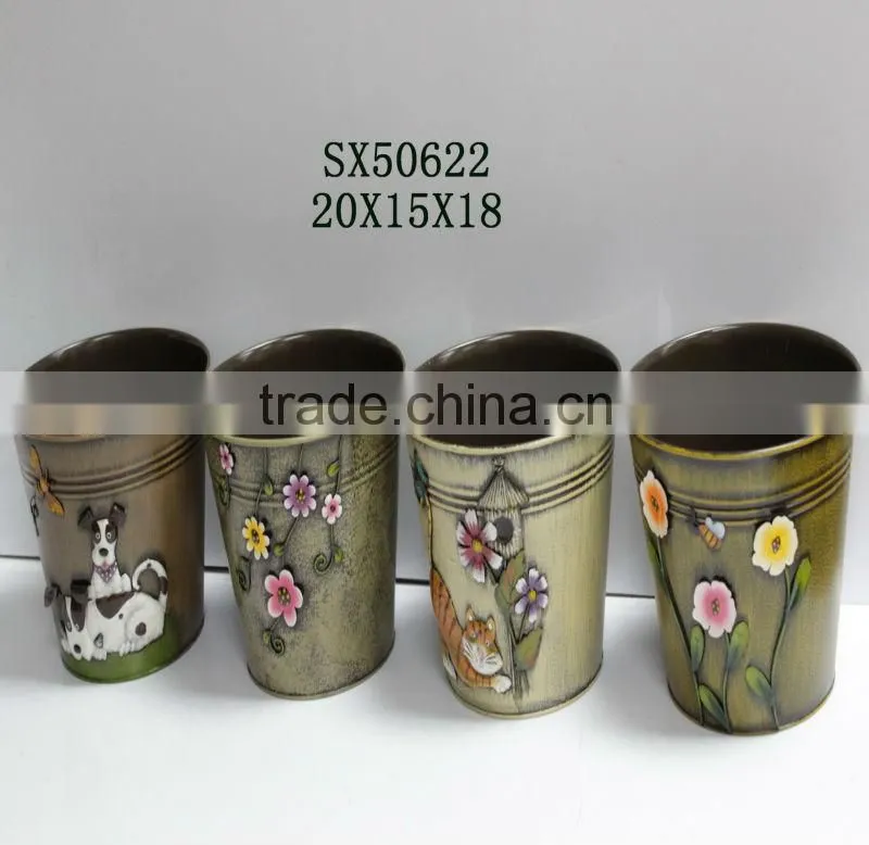 metal hanging flower pots garden Planters for sale