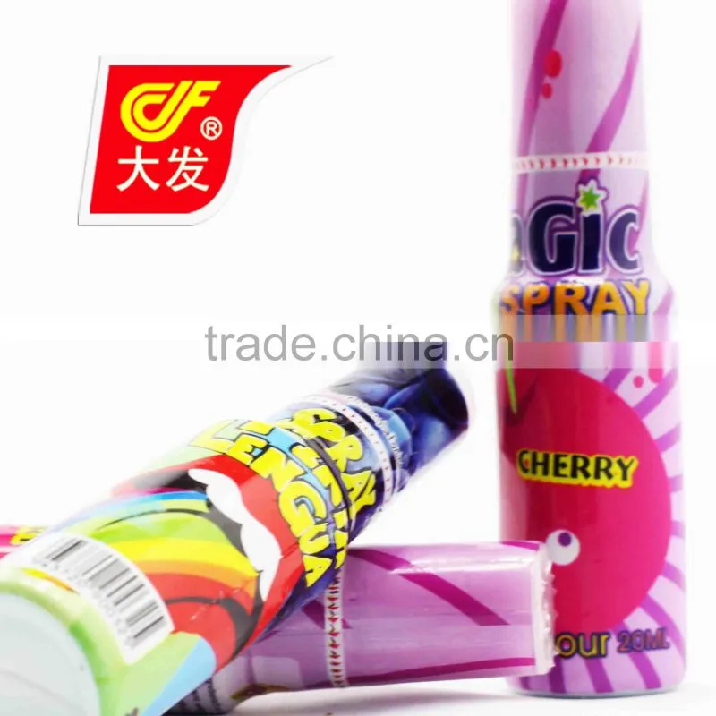 Dafa popular new fruit sour spray candy