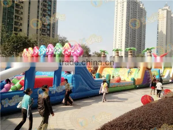 Giant inflatable obstacle course for sale